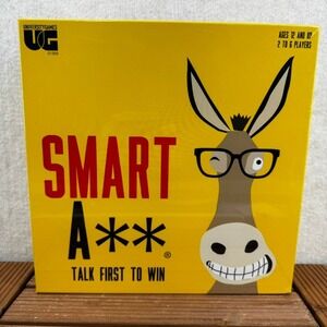 University Games Smart Ass Board Game Trivia Party Game 01359 New Sealed